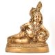Brass Sitting Makhan Eating Krishna Idol