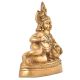 Brass Sitting Makhan Eating Krishna Idol