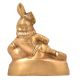 Brass Sitting Makhan Eating Krishna Idol