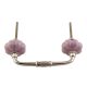 Lavender Medium Ceramic Melon Bridge Hnadle