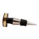 Black And Golden Brass Tiny Flower Resin Wine Stopper