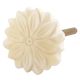 Cream Sunflower Bone Cabinet Knob Online