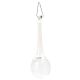 Clear Glass Teardrop Christmas Ornaments