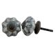 Grey Floral Small Knob