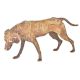 Brass Standing Hunting Hound Dog Figurine