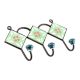  Green Red Floral Tiles Hooks