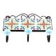 Turquoise Red Tiny Flower Tiles Hooks