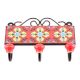 Red Turquoise Tiny Flower Tiles Hooks