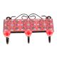 Red Turquoise Tiny Flower Tiles Hooks