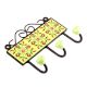  Yellow Red Floral Tiles Hooks