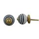 Black Striped Small Knob