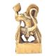 Brass Hanuman Statue Holding The Dronagiri Mountain