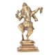 Brass Finely Engraved Figurine Of Lord Ganesha Dancing