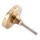 Cream Round  Metal And Bone Knob Online