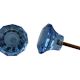 Slate Blue Diamond Glass Drawer Knobs Online