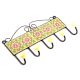 Yellow Red Sunflower Tiles Hooks