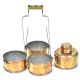 Brass Tiffin With Four Separate Containers