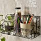 Metal Iron Single Shelf Decorative Wall Rack Basket