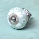 Sage Green Heart Ceramic Floral Wardrobe Knob Online