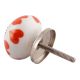 Orange Heart Ceramic Dresser Knob Online