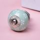 Sage Green Dotted Ceramic Cabinet Knob Online