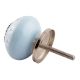 Turquoise Round Tiny Flower Ceramic Cabinet Knobs Online