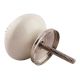 Cream Round Tiny Flower Ceramic Dresser Knobs Online