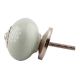 Sage Green Dotted Ceramic Knob