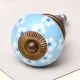 Turquoise Tiny Flowers Ceramic Knobs Online