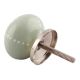 Sage Green Tiny Flower And Dotted Line Ceramic Floral Knobs Online