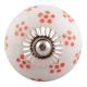 Orange Dotted Ceramic Floral Knobs Online