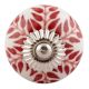 Cherry Leaf Floral Ceramic Cabinet Knobs Online