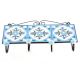 Turquoise And White Floral Tiles Hooks Online