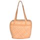 Eco Friendly  Bamboo  Handbag With Pocket And Faux Leather Handle