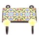 Yellow And Turquoise Sunflower Ceramic Tiles Hooks Online