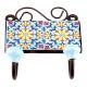 Turquoise Yellow Sunflower Ceramic Tiles Hooks