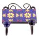 Navy Blue Yellow Sunflower Ceramic Tiles Hooks