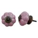 Pink Silver Melon Knob