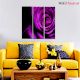 Violet Rose Premium Quality Canvas Wall Hanging