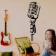 The Microphone Wall Sticker