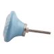 Turquoise Flower Ceramic Cabinet Knobs Online