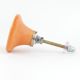 Mustard Ceramic Flower Knobs Online