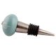 Sea Green Leaf Floral Ceramic Wine Stopper