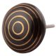Black Striped Ceramic Flat Cabinet Knobs Online
