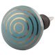 Sea Green Striped Ceramic Wine Stopper