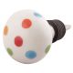Multicolor Polka Dotted Ceramic Wine Stopper