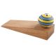 Turquoise And Yellow Striped Ceramic Floral Door Stoppers