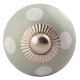 Sage Green Dotted Small Ceramic Cabinet Knobs Online