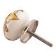 Mustard Ceramic Flower Drawer Knobs