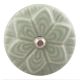 Sage Green Ceramic Flower Wine Stopper